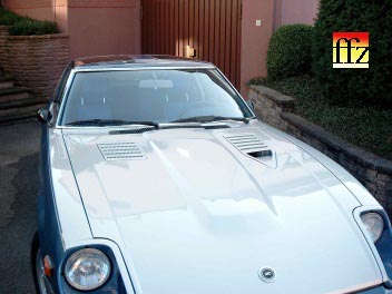 Imposant ist nicht nur die Motorhaube - der Nissan 280 ZX-T von Frank F. Zilly