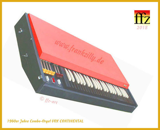 Das ist die legend�re Combo-Orgel Vox Continental